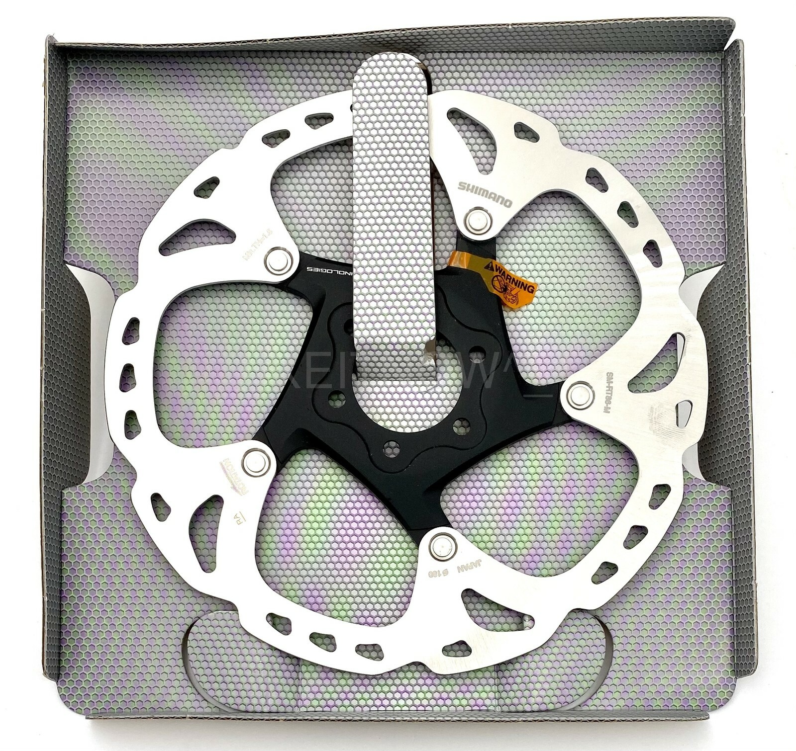 Shimano DEORE XT MTB Bike Disc Brake Rotor SM-RT86 180mm,ICE-TECH,6 bolts