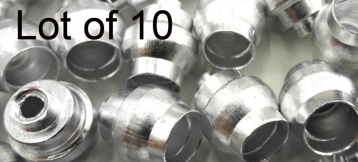 LOT OF 10 Vintage Racing Bicycle Brake Cable Housing End Stops Cap Ferrules