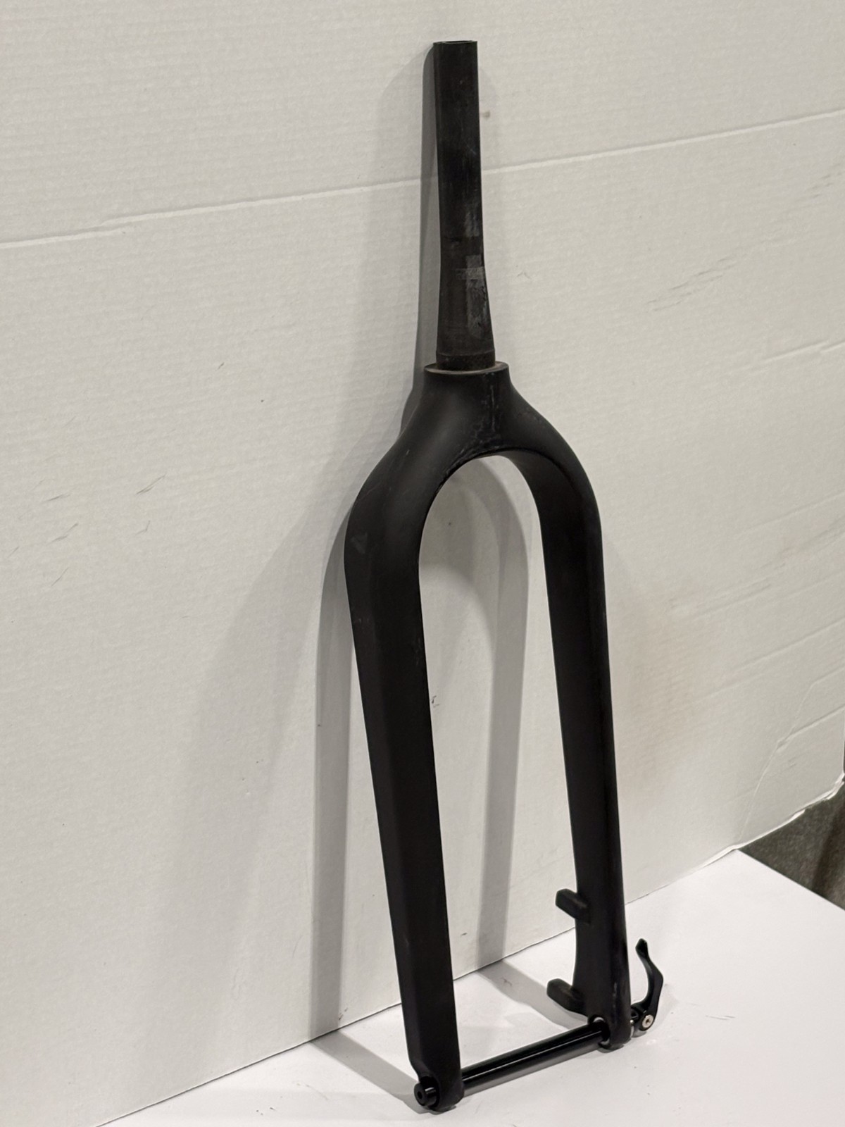 26 Inch Fat Bike Carbon Fork 1 1/8 135mm Threadless Tapered Disc Brake Qr