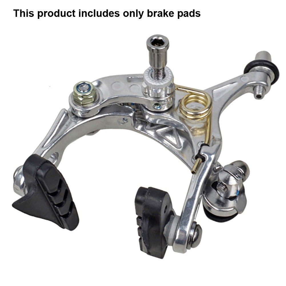 2 Pairs of 55mm C Brake Pads for Mountain Bike Road Bike Folding Bike Use