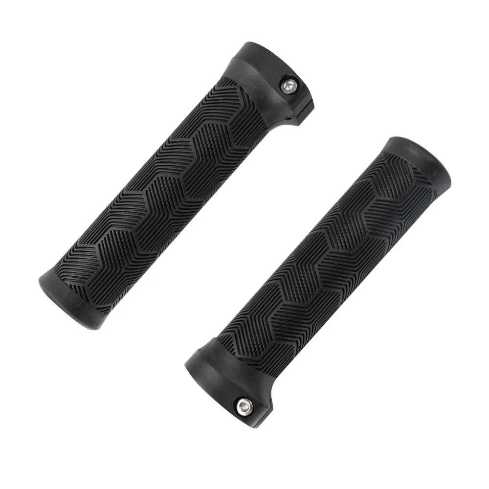 MTB Lock On Bike Grips 22.2MM Rubber Wing Shape Anti Slip Folding Handlebar