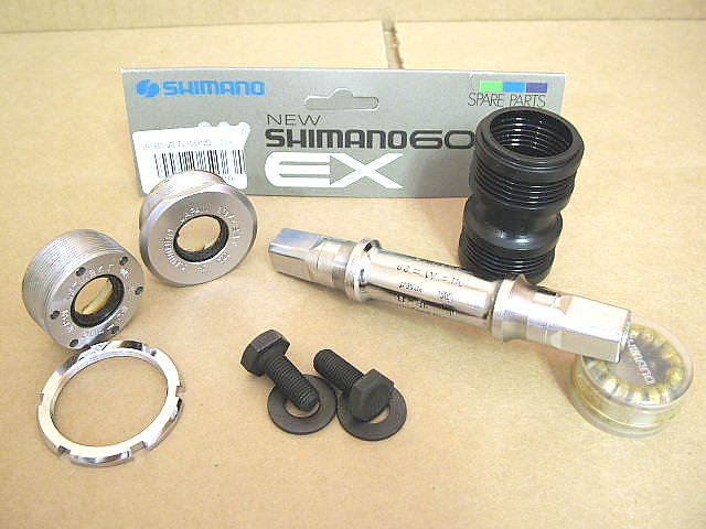 New-Old-Stock Shimano 600EX “Cup-n-Cone” Bottom Bracket…68x116mm