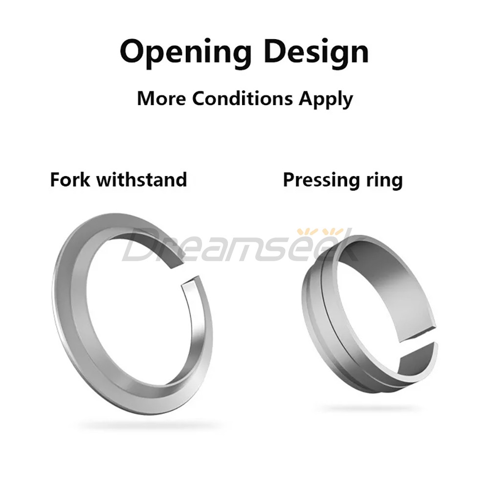 Bicycle Headset Bike Threadless External Bearing Fork Stem Steerer Cap Folding