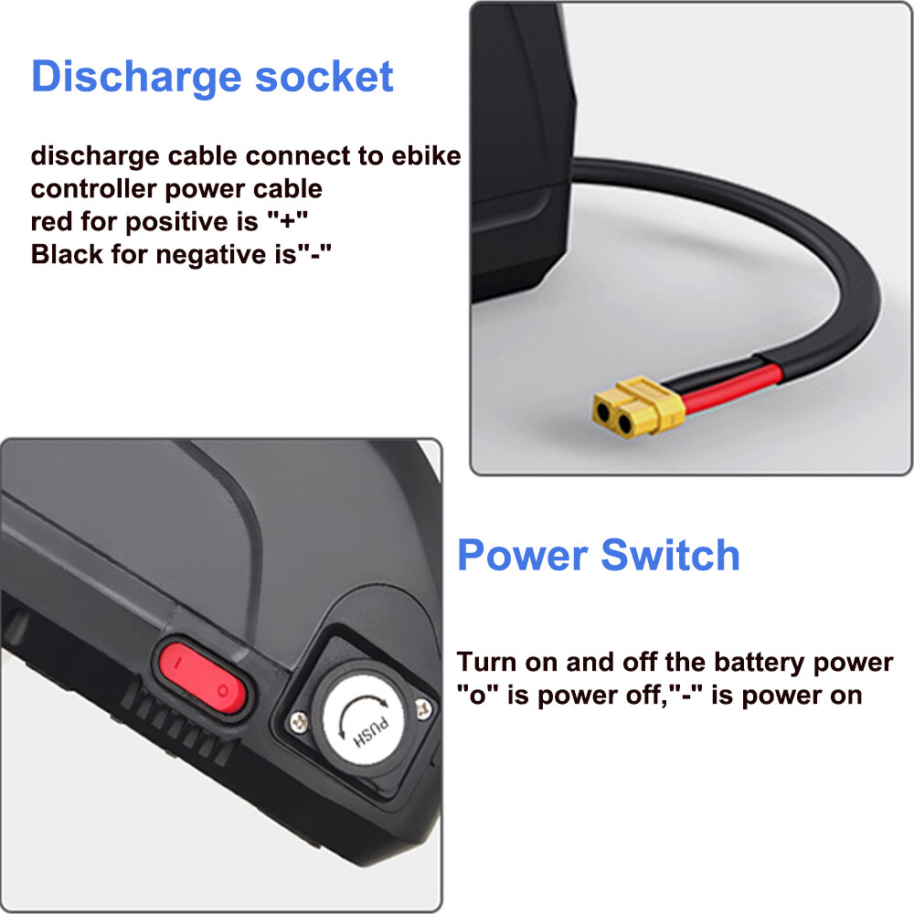 Hailong 48V 30Ah Ebike Battery 1200W for Samsung Electric Bike Batterys 35A BMS