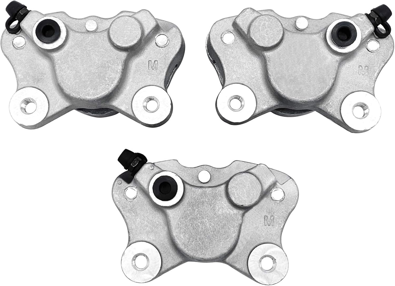 Front Left Right & Rear Brake Calipers for Arctic Cat ATV 250 300 375 400 454 50