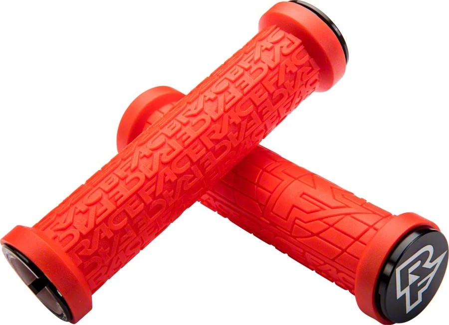Grippler – RaceFace Grippler Grips – Red, Lock-On, 33mm – Grip