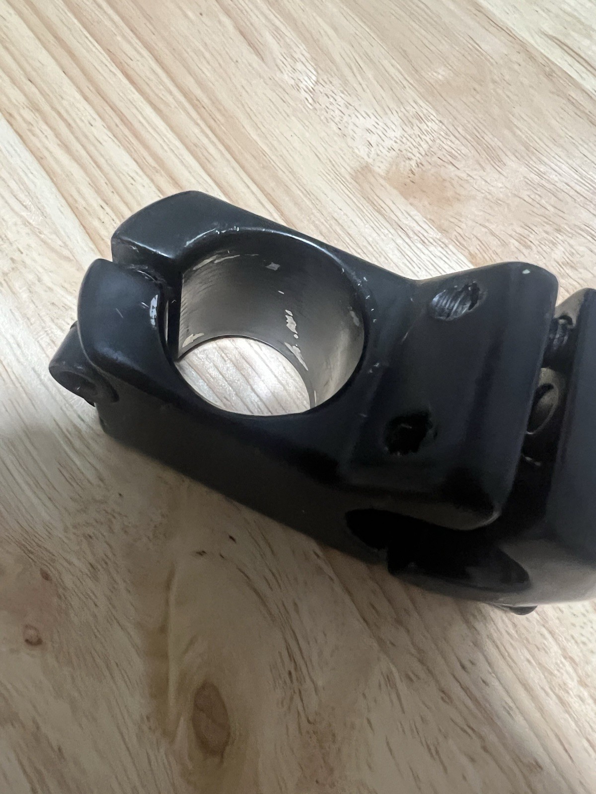 DK Mini Stem mid school black BMX Threadless Stem 1” Steerer 22.2mm Clamp 48mm