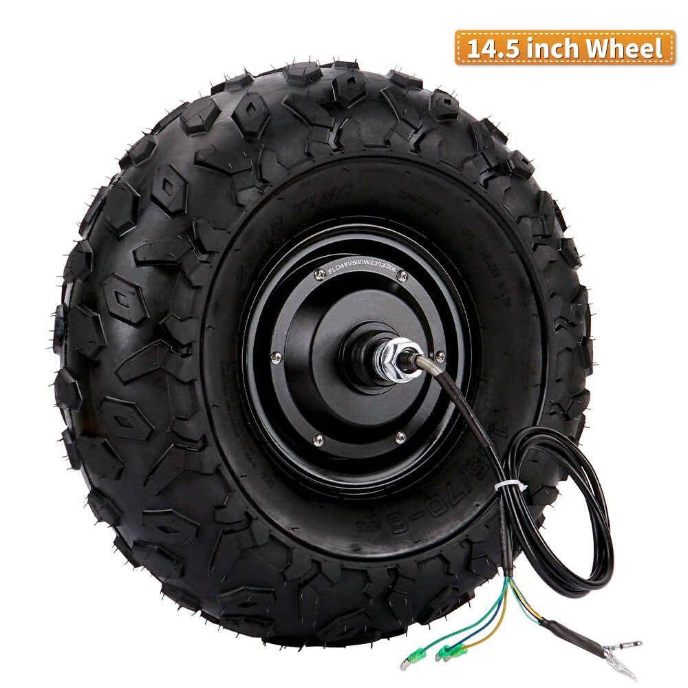 Electric Wheelbarrow Cart Gear Hub Motor Kit 24V 36 V48V 350 W 500W 14.5 inch