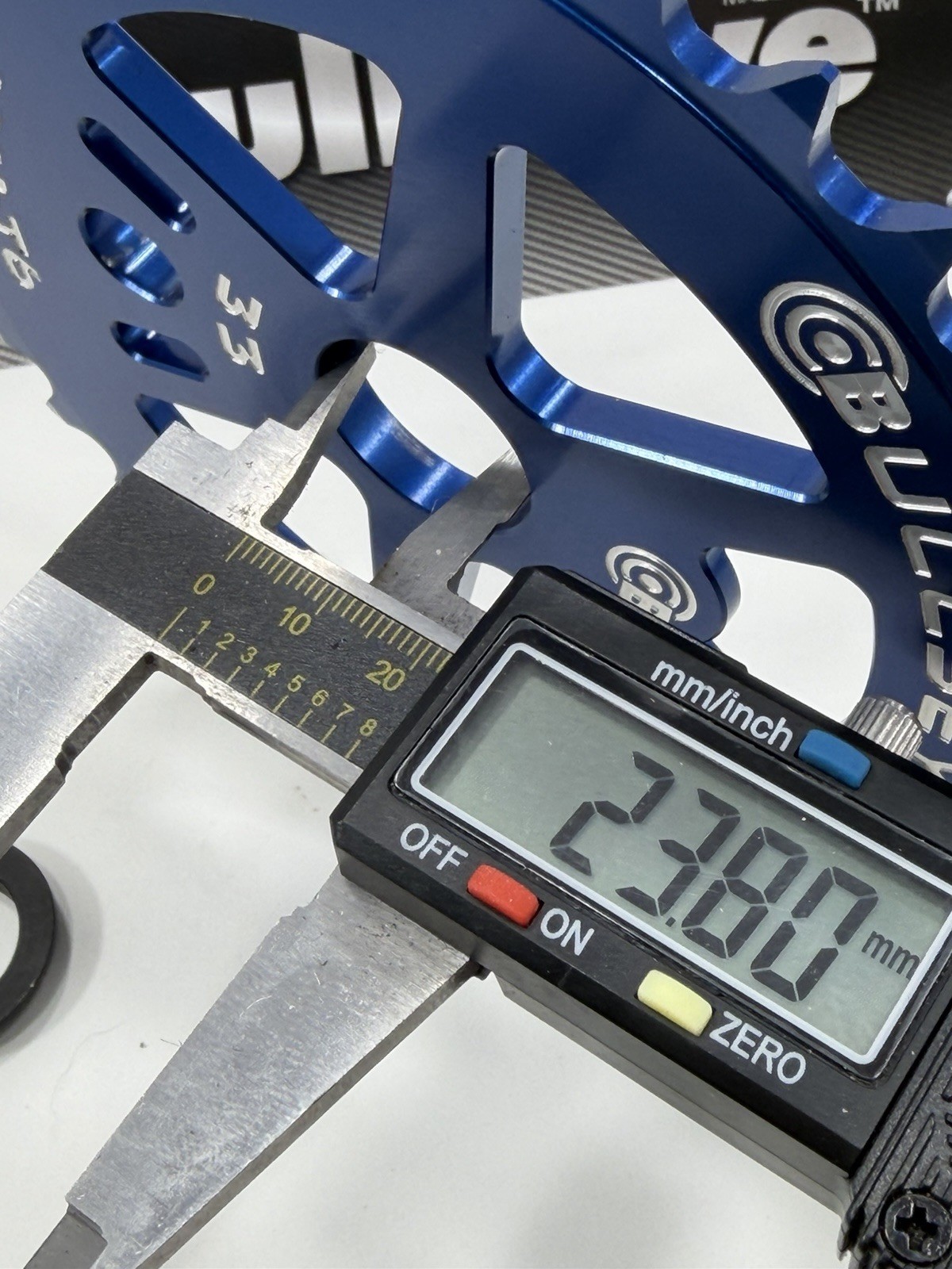 Bullseye USA 33t Sprocket Anodized Blue Race Works New School BMX 33 Tooth