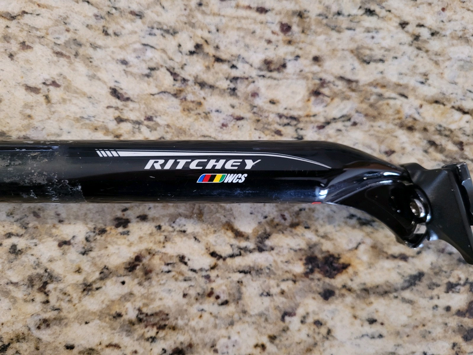 Ritchey WCS Link Seatpost 31.6x400mm Wet Black 20mm Offset Twin Bolt