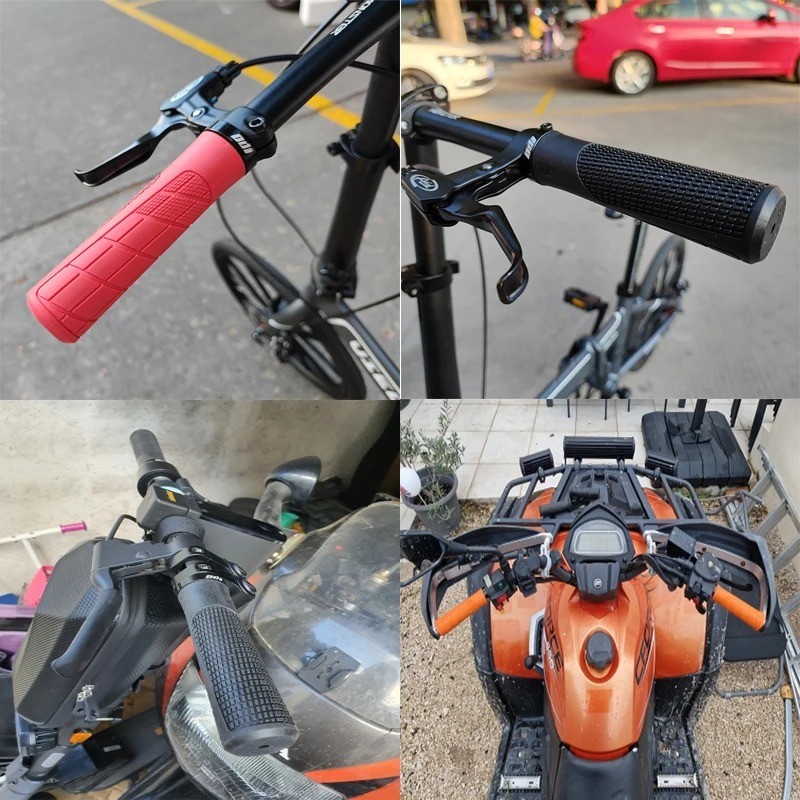 ODI MTB Bike Handlebar Grips Non Slip Rubber Alloy Cycling Handle Grip Pair