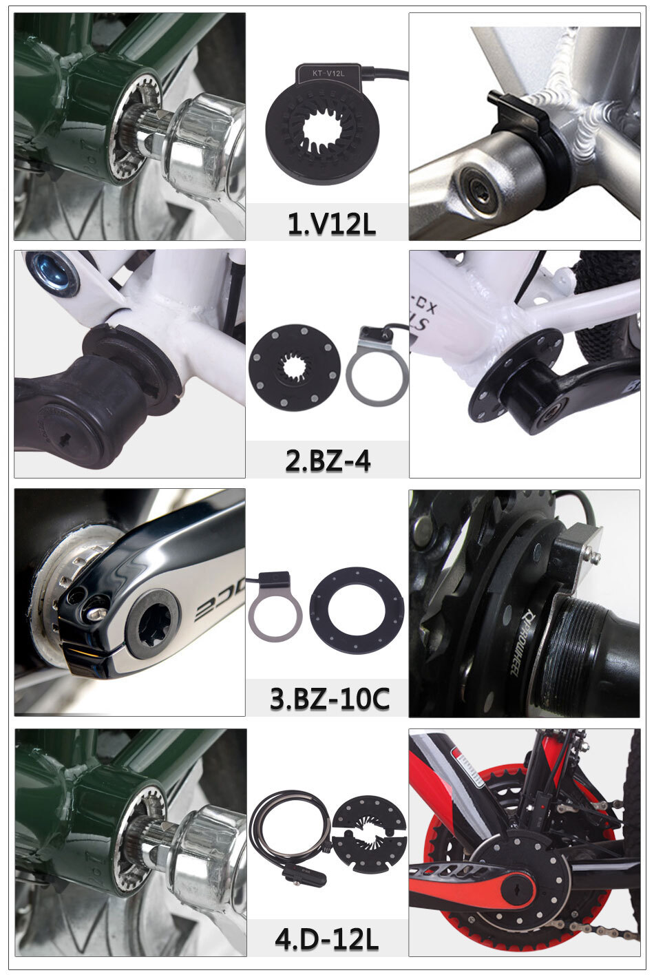 20/26 X4.0 Fat Bike Front Hub Motor Wheels 48V 500W 1000W Ebike Conversion Kit