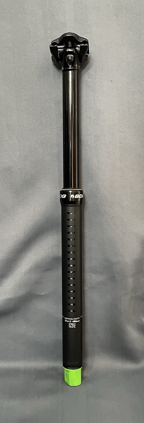 SDG Tellis V1 Dropper Seatpost 31.6mm 170mm Travel 480mm Internal Routing MTB