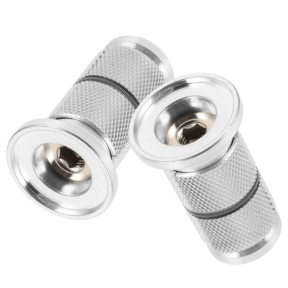 2 Pcs Fork Tube Cap Headset Compression Plug Bike Bicycle Expander Accessories