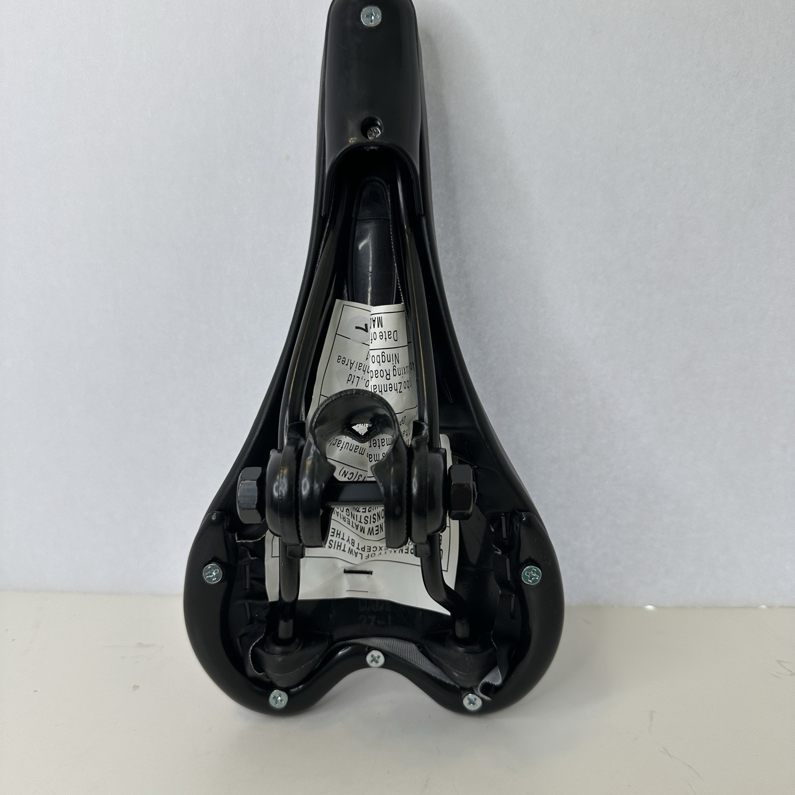 Bicycle Saddle Seat Unisex Black Synthetic (New)