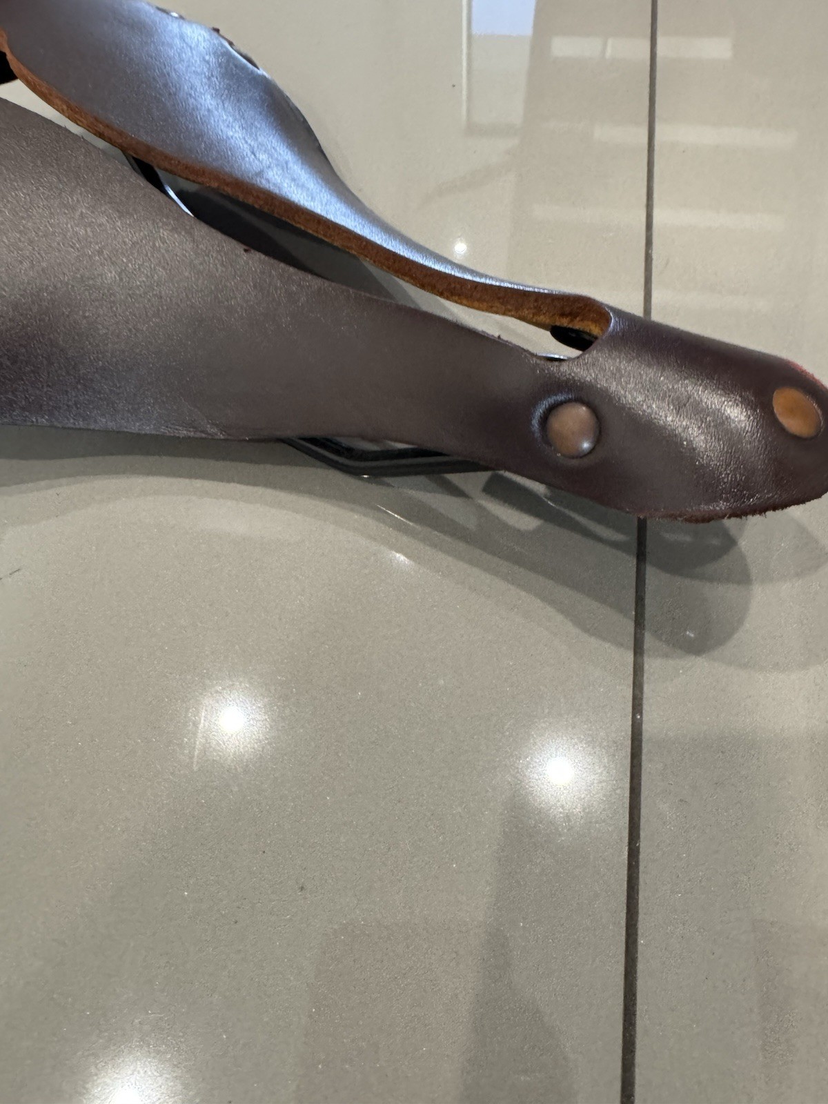 SELLE ANATOMICA X 1 Oxblood Copper Leather Saddle Brown Fixed Gear Track Bike