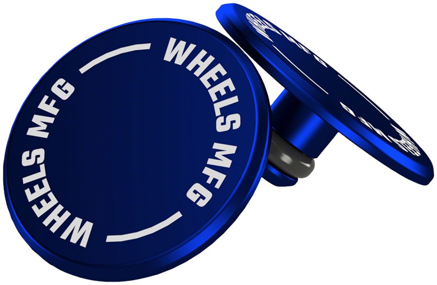 Wheels Manufacturing Wheels Manufacturing Standard Thru Axle Cap Set – Blue