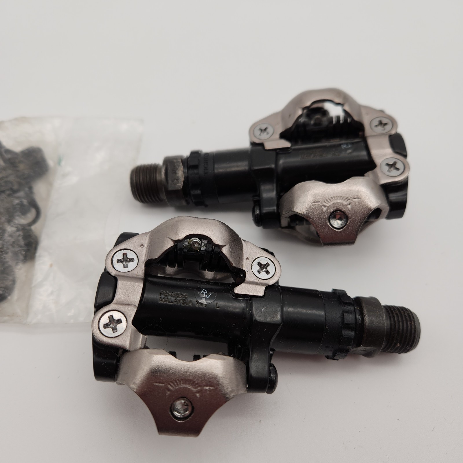 Shimano PD-M520 XC Clipless Bike Pedals W/ SM-SH51 Cleats SPD OPEN PACKAGE