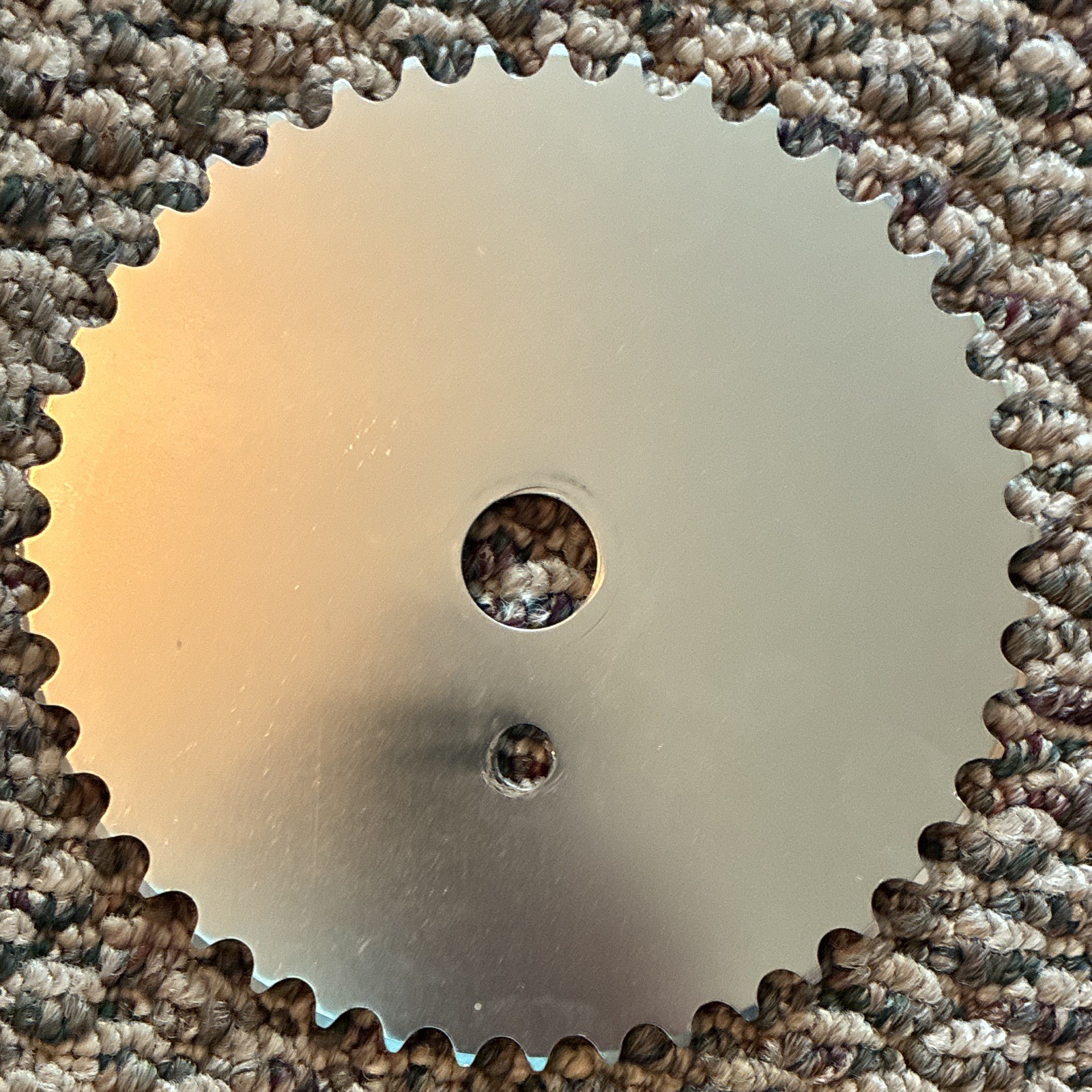 Odyssey Black Widow 43T BMX Aluminum Chainring 1-Bolt 64mm BCD Silver/Black