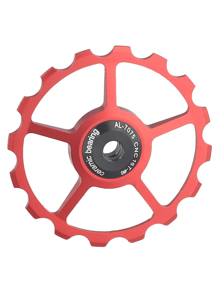 1x 17T Wheel MTB Ceramic Bearing Pulley Replacement Rear Derailleur New