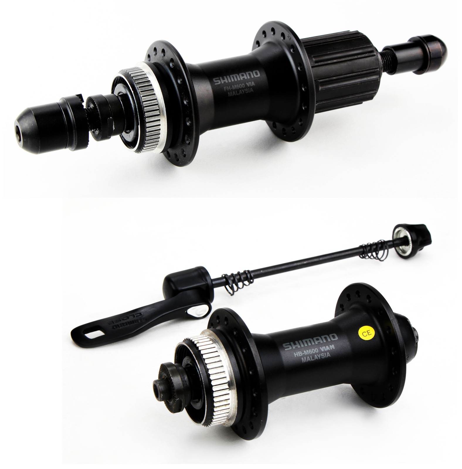 Shimano Hone HB-M600 FH-M600 MTB Disc Hub Set Front Rear NOS Centerlock 32H