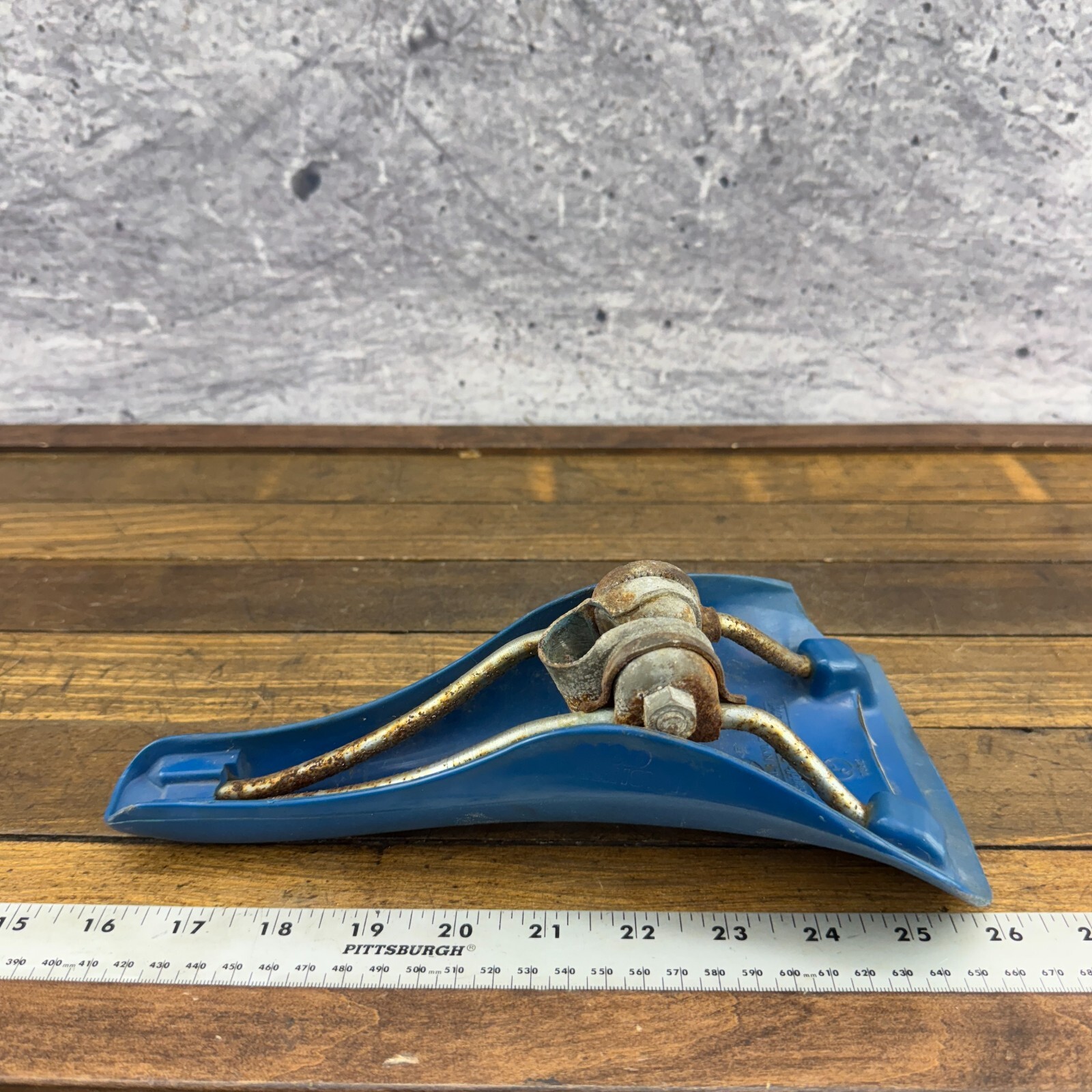 Kashimax Aero BMX Seat NJS Stamp Track Keirin Old School BMX 80s Japan CRACK