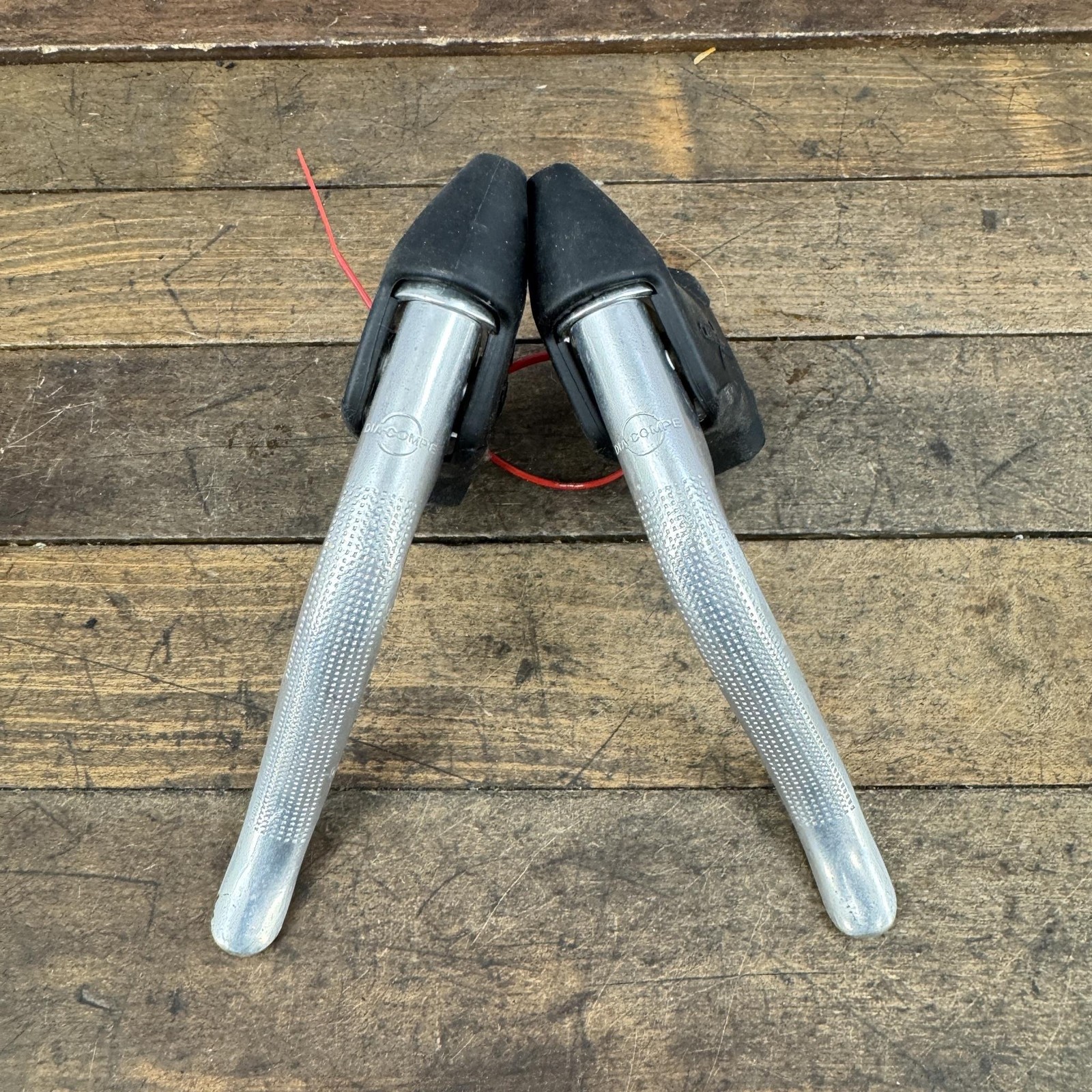 Vintage Dia-Compe Brake Levers Pair Non-AerCane Creek 1983 4-Finger 23.8mm Drop