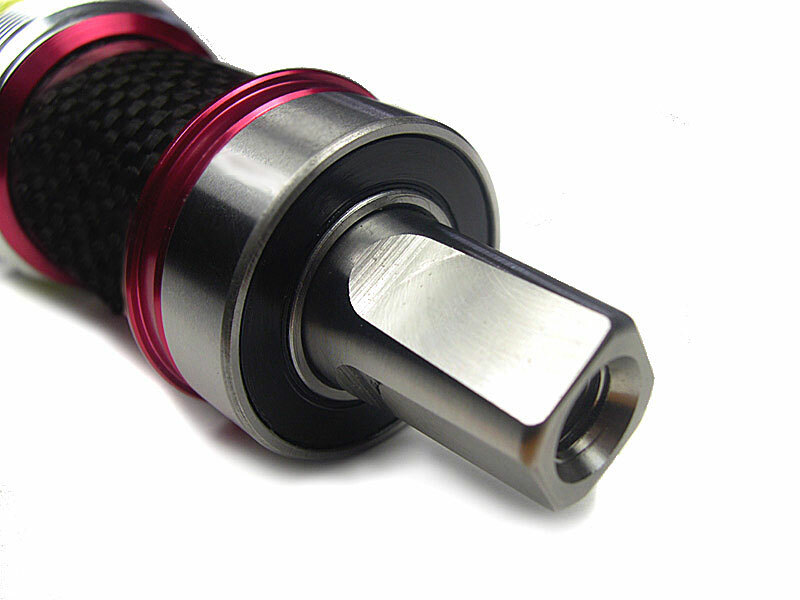 OMNI Racer Square Taper Cromo Steel Bottom Bracket JIS 2°: 68x116mm – ENGLISH