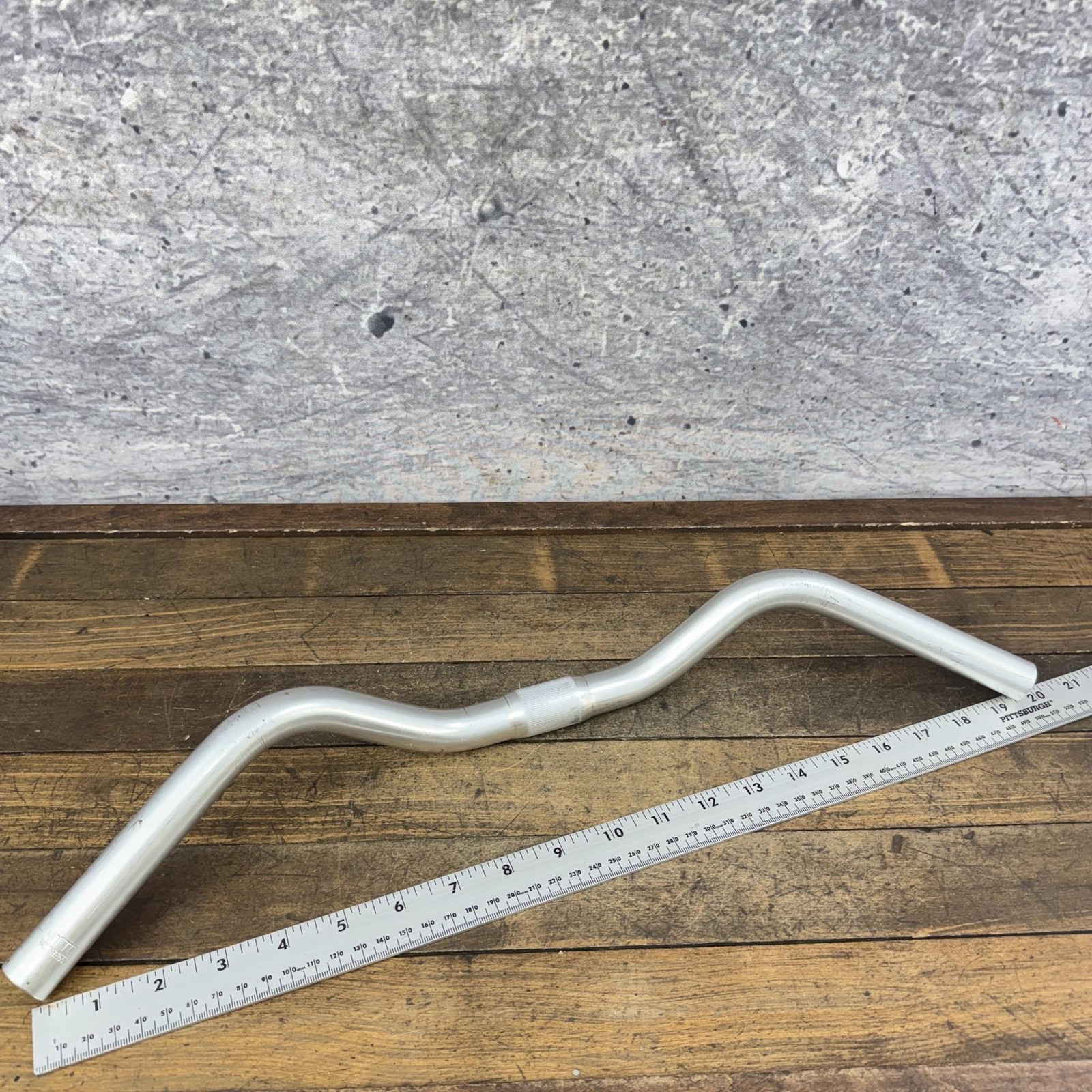 Vintage Nitto Riser Handlebar Alloy City Randonneur Moustache 25.4 Clamp Bar