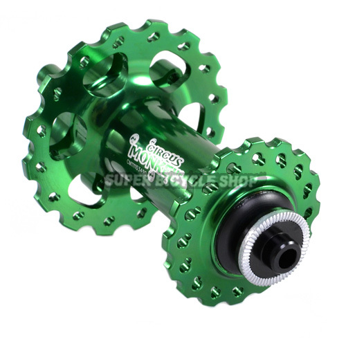 Circus Monkey HDW2 MTB Front Disc Hub,24 Hole,Green