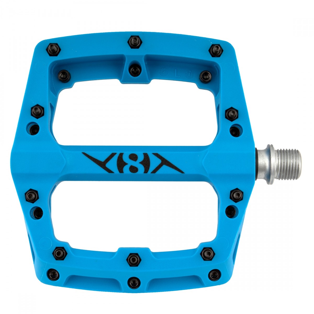 Origin8 Retox Platform Pedals 9/16″ Concave Composite Body Removable Pins Blue