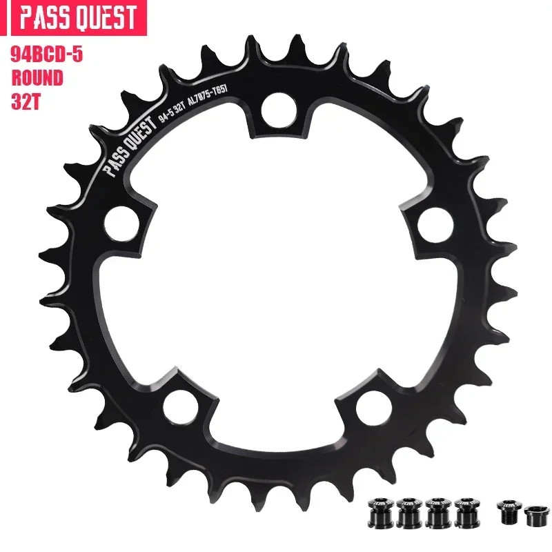94 Bcd 5 Bolt Narrow Wide Chainring 32/34/36/38/40/42/44/46T for 10/11/12 Speed