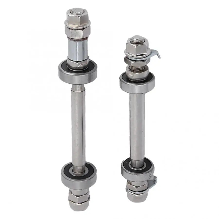 Bike Wheel Hub Axle 6000 Bearing Front Rear 14CM 18CM Repair Tool Shaft