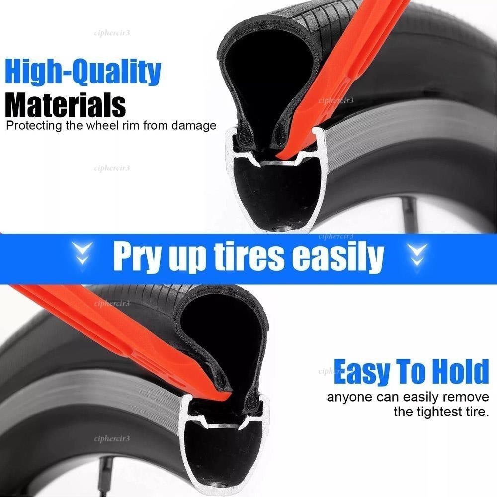 5 Pcs ebike bike Bicycle Tire Tyre levers Pry Bar Remover Removal Bikes Tool