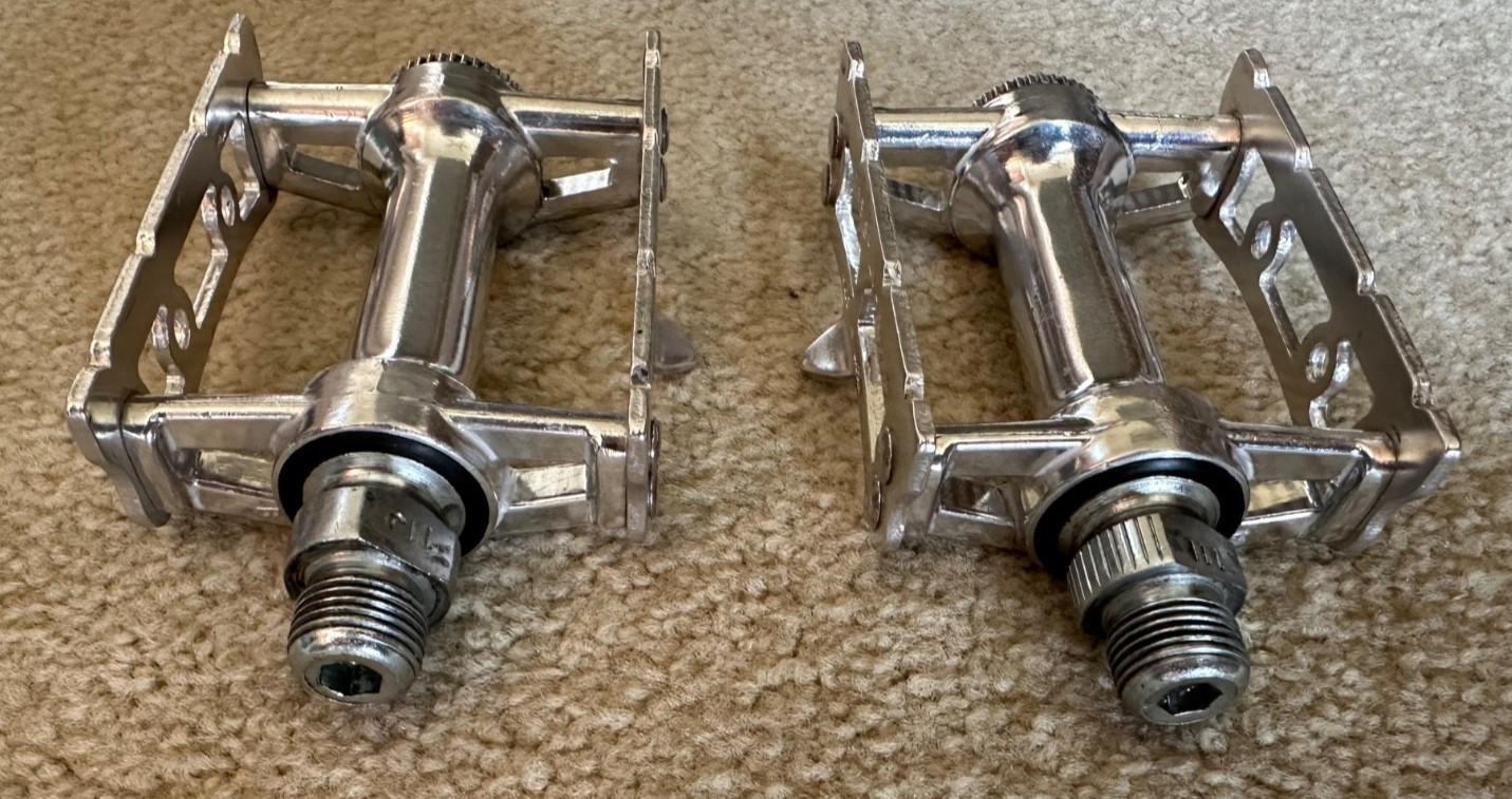 MKS Sylvan Cage Style Road Touring Pedals Made In Japan 9/16 Pair