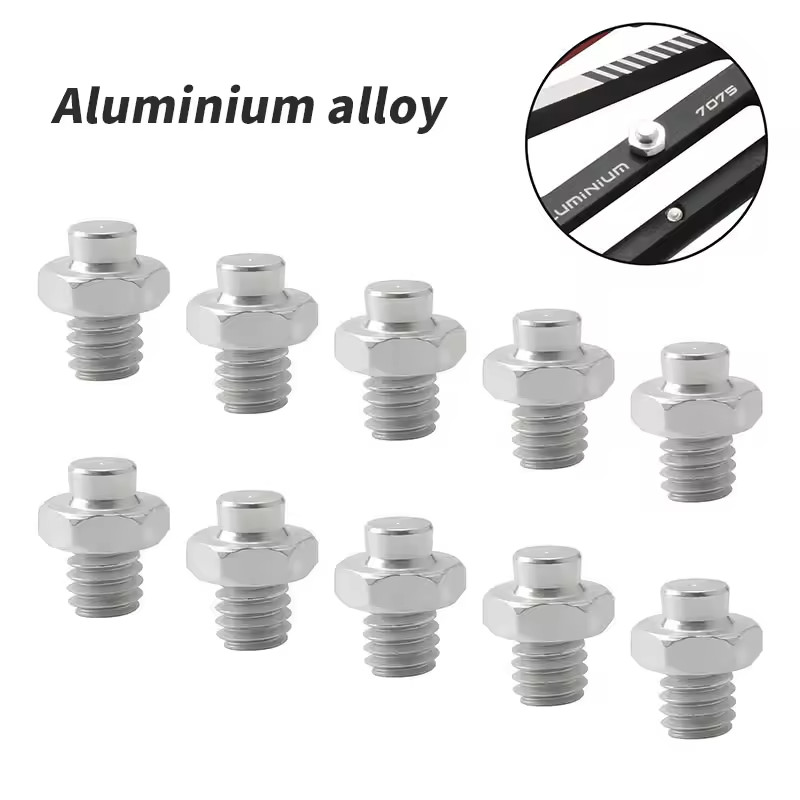 10pcs Pedal Bolts M4 Pedal Screws Aluminum Alloy Anti-skid Pedal Pin Bike Parts