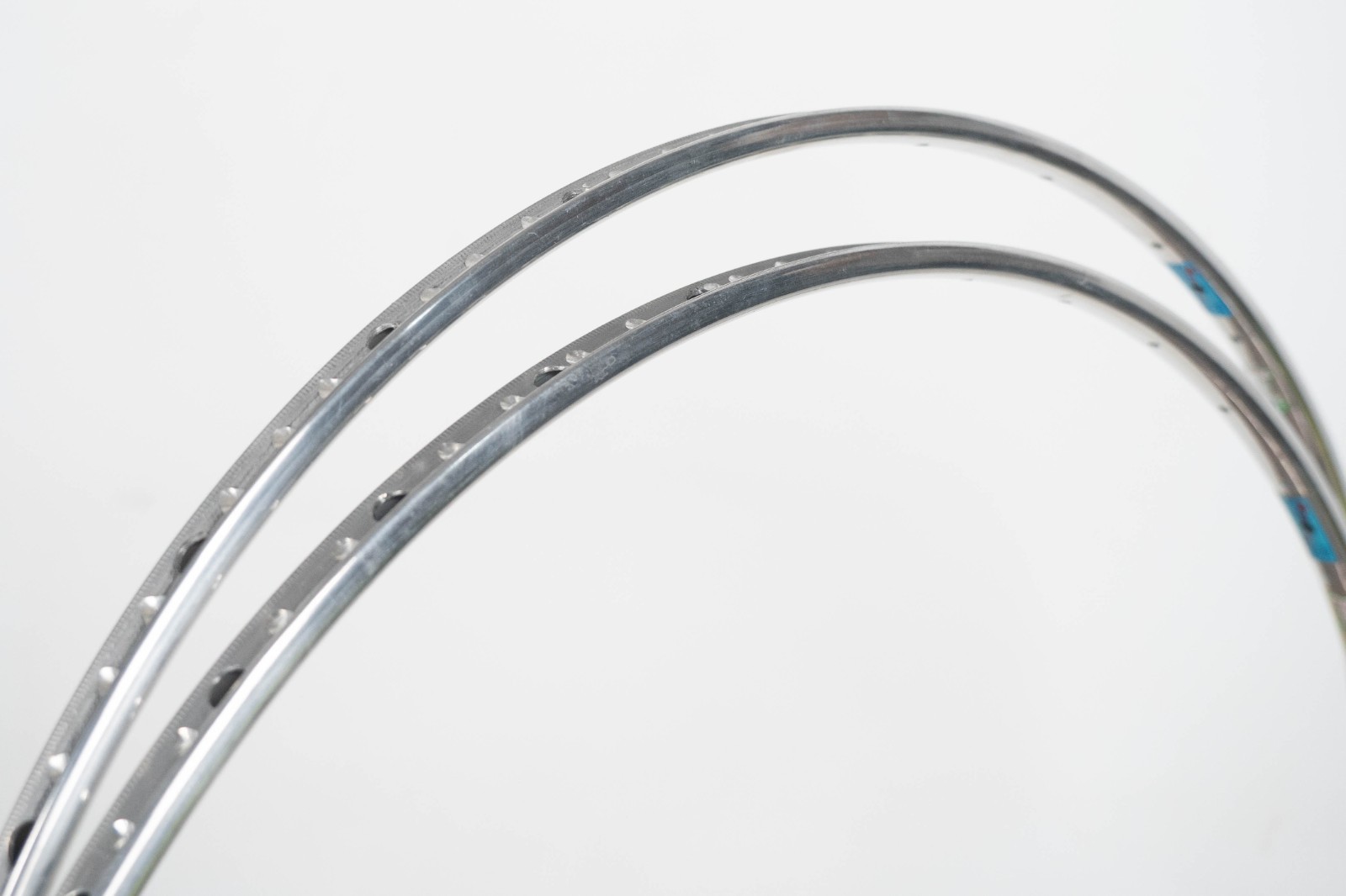 NOS NISI SLUDI 290 TUBULAR RIMS 28″ 700c 36H 28H VINTAGE ROAD BICYCLE SILVER