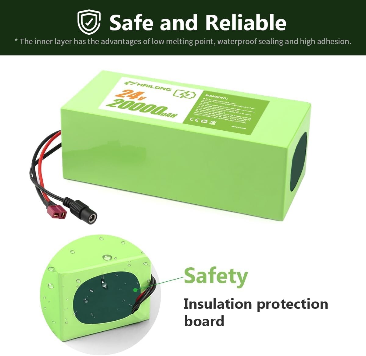 36V 48V 52V Electric Bike Battery Lithium Battery ebike Battery Pack