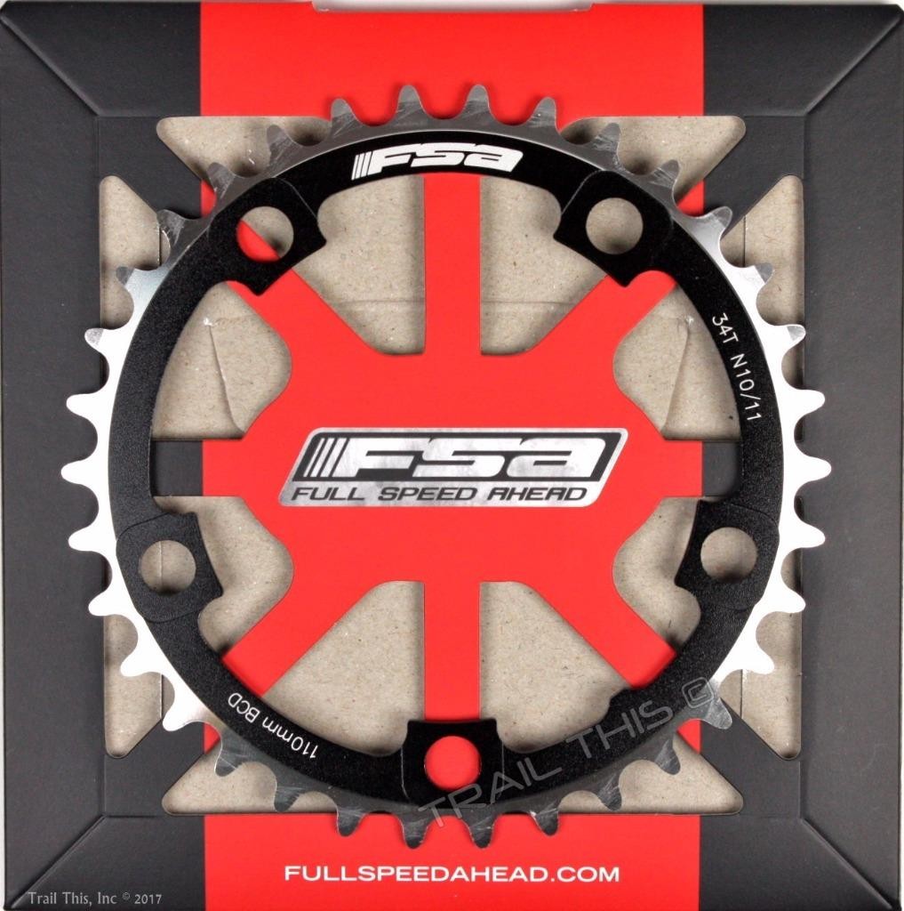 FSA 34T x 110mm BCD Pro Road Bike Inner Alloy Chainring 10 / 11-Speed, use w/50T