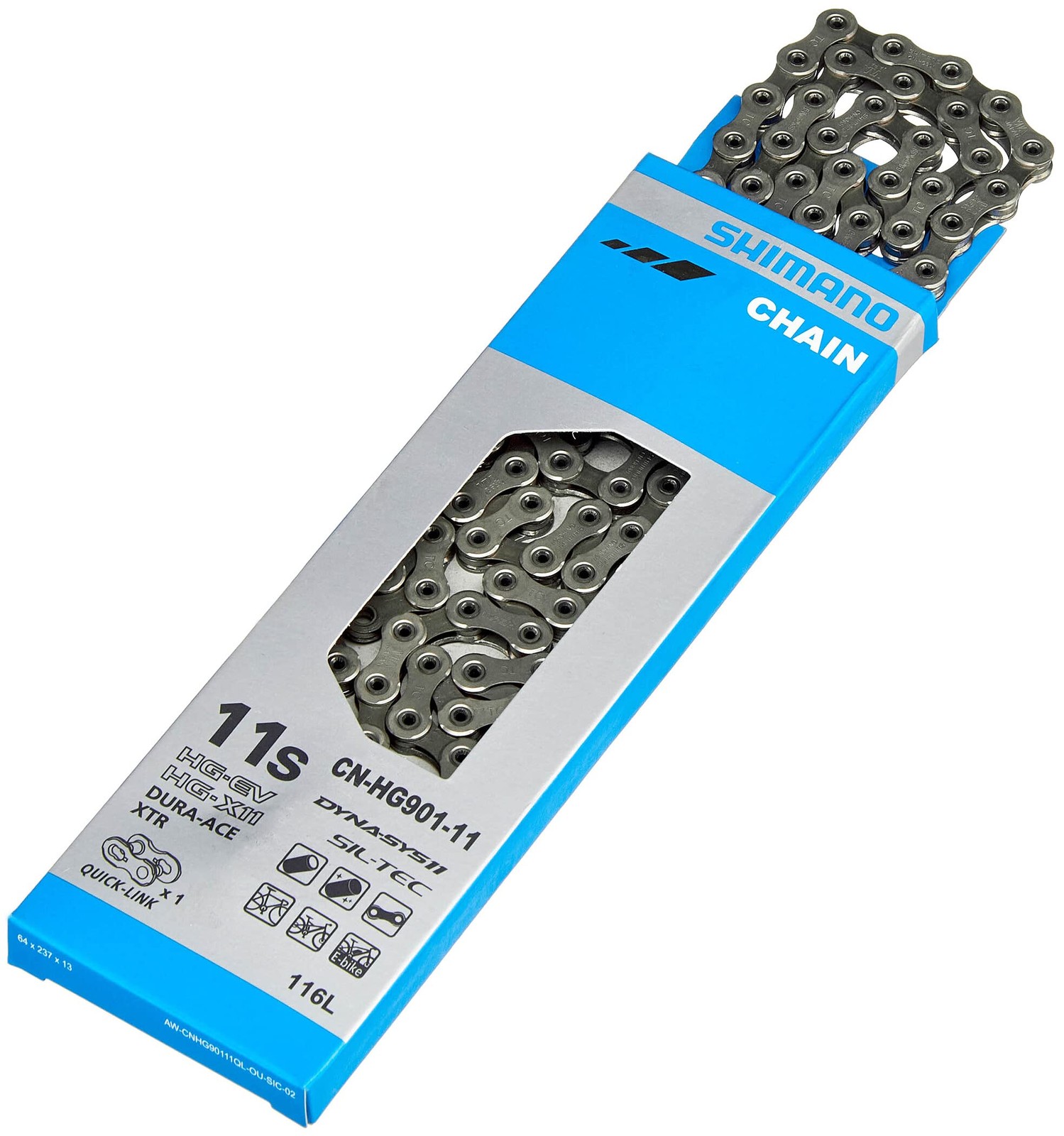 Shimano CN-HG901 Dura-Ace XTR 11-Speed Chain with Quick Link
