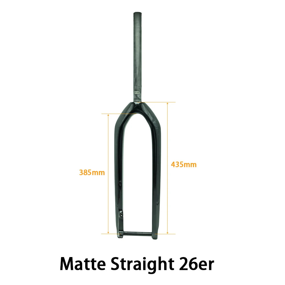 Carbon Rigid Mountain Bike Fork 15*110mm Boost 26 27.5 29 Inch Disc Brake