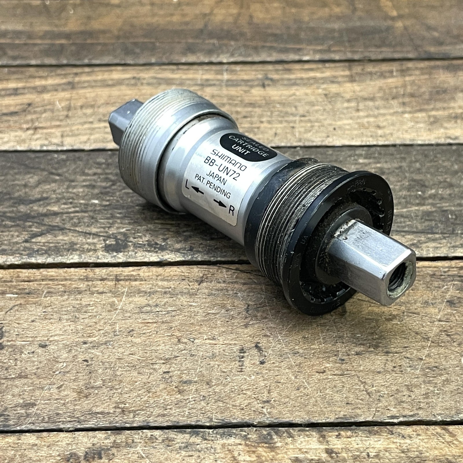 Vintage Shimano BB-UN72 Sealed Bottom Bracket 108mm 68mm JIS BSA 1.37×24 Japan