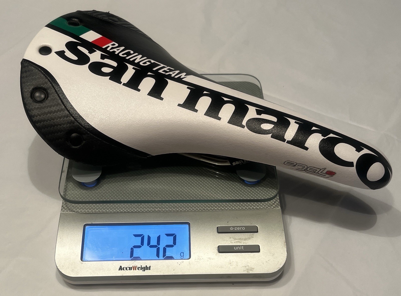 Selle San Marco Saddle Carbon Fiber Regal-E 242g 150mm x 270mm Black/White