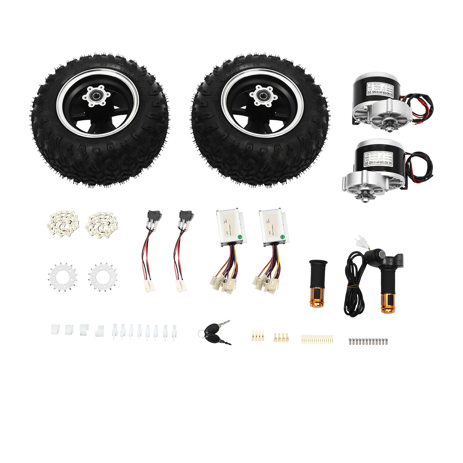 Motor Drive Air Wheel Conversion Kit Double Wheel Set Electrical Beach Scooter