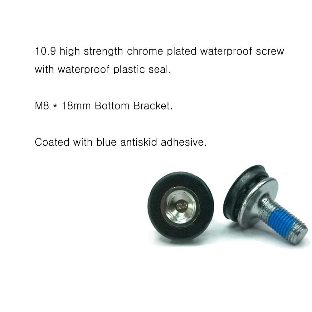Bike Hex Crank Arm Bolts 8mm Allen Key Bolt Screws Capless Bottom Bracket Axle