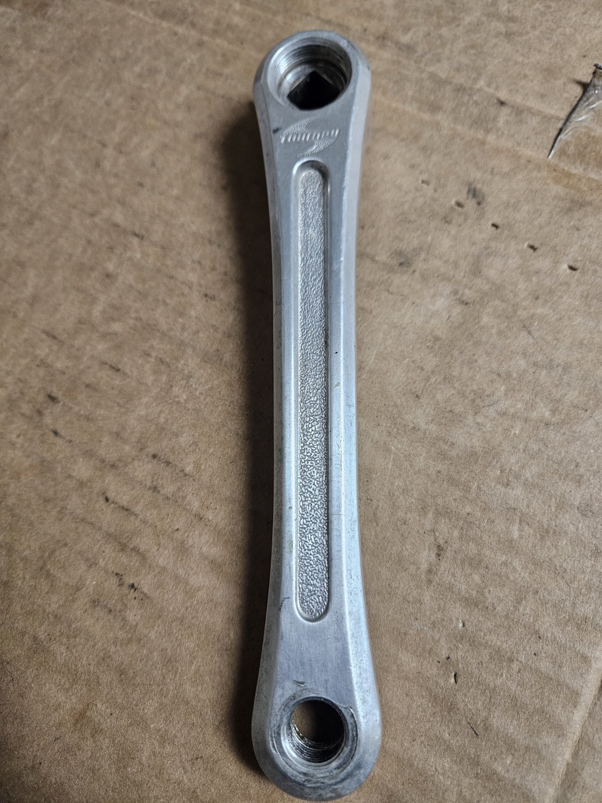 1980 Takagi Tourney Crankset, double 52/40T, 170mm, 130 BCD, square taper, used