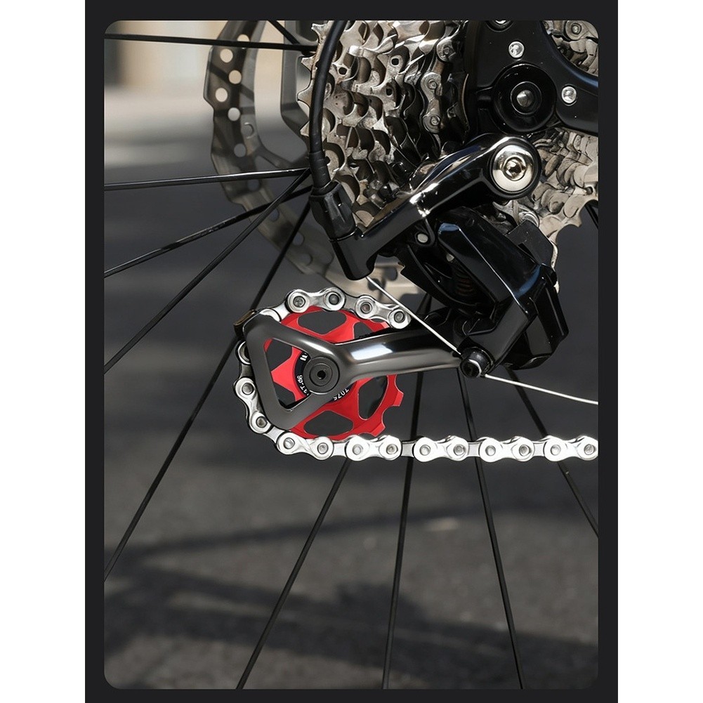 Aluminum Alloy 11T 13T Derailleur Roller Wheel for Mountain and Road Bikes