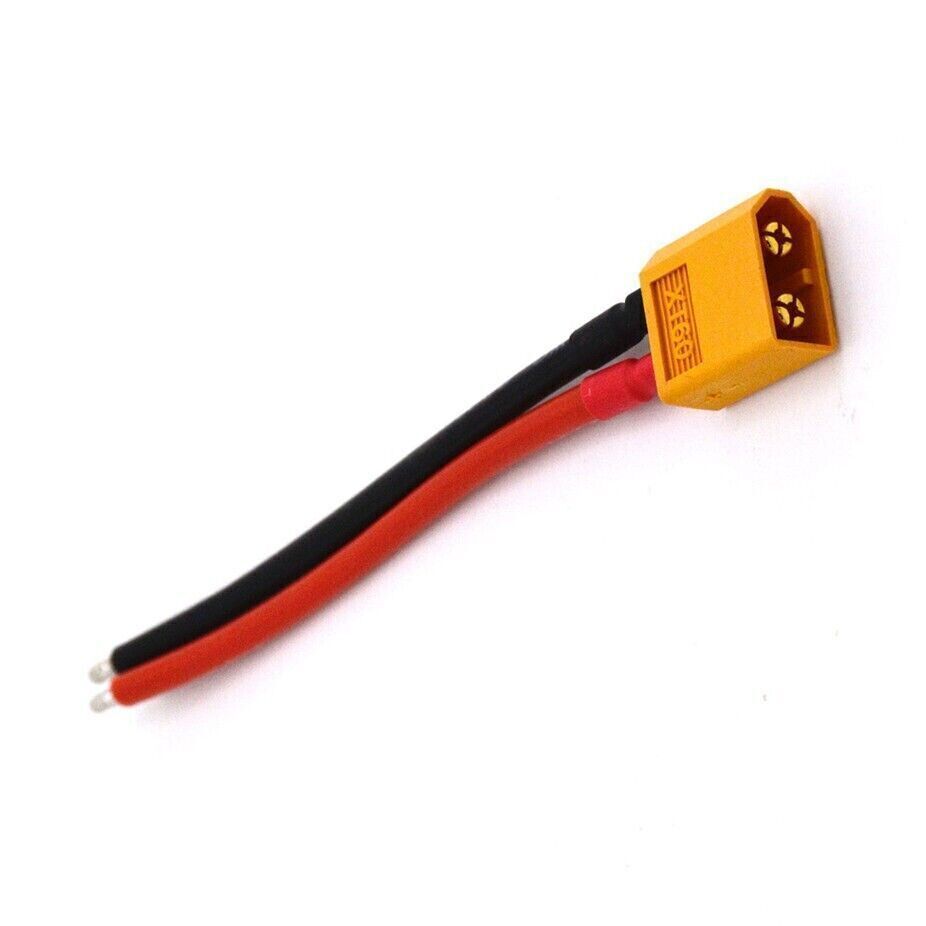 1Pair 10AWG XT60 Female & Male Lug Connector Extension Ebike Battery Cable Wire