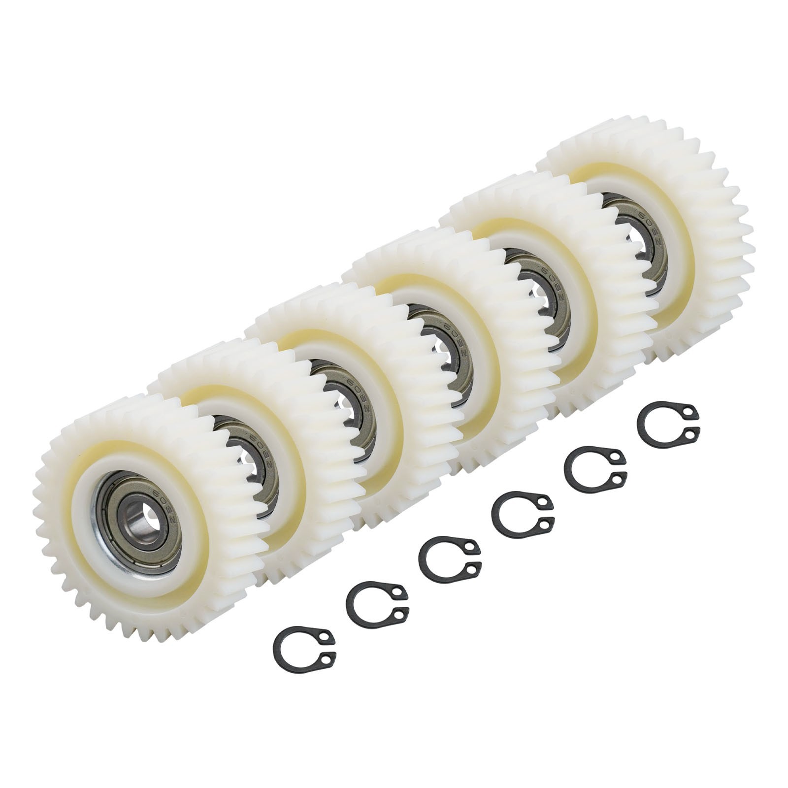 6PCS E-Bike 31T/35T/36T Nylon Gear Hub Motor Planetary Gear 608 Bearing