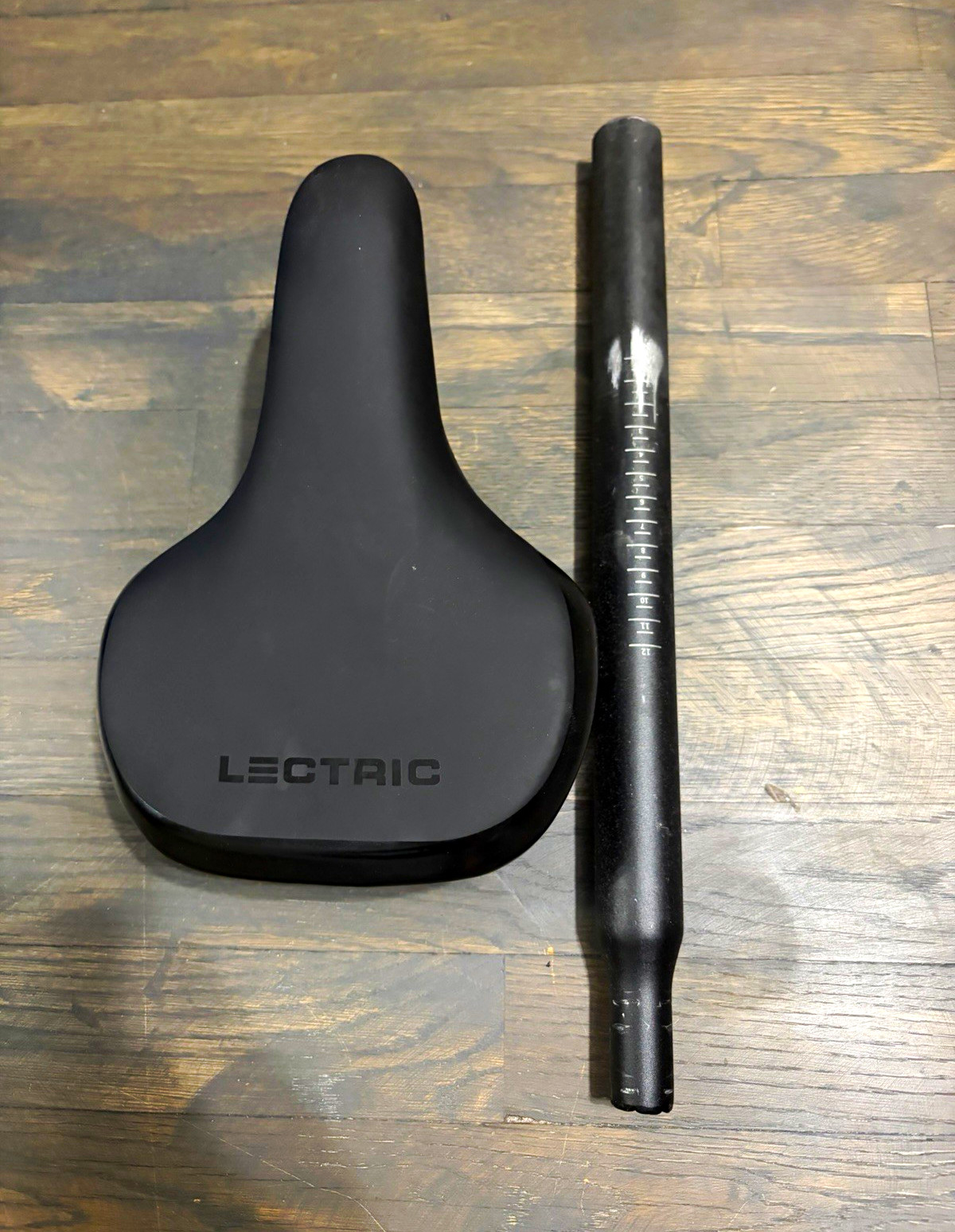Lectric XP 3.0 Electric Bike Comfort Saddle Seat Black w/ Seatpost